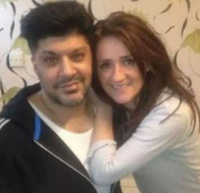 Yaser Malik with his wife, Tricia Brannan Malik.